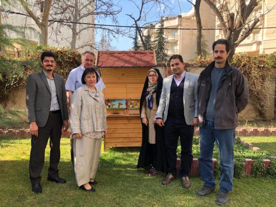 Beekeeping consultant of the ambassador of the republic of Slovenia in Iran